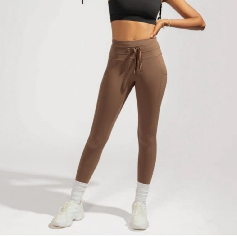 Popflex Cargo Leggings with pockets - Mochaccino - 2X